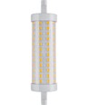R7S 118mm / 17W LED pære - 2500lm, 3000K, klar glas