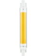 R7S 118mm / 9W dæmpbar LED pære - 900lm, COB, 2700K, klart glas