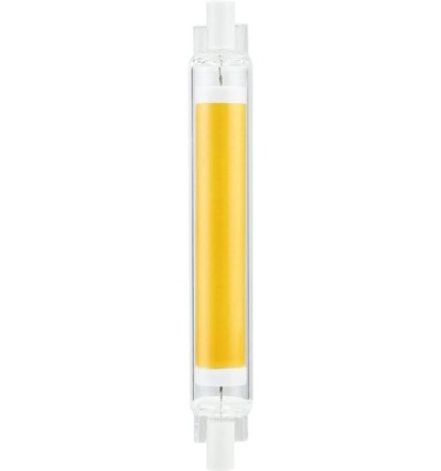 R7S 118mm / 9W dæmpbar LED pære - 1055lm, COB, keramisk, 3000K