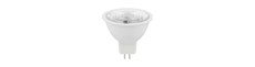 GU5.3 3W LED pære - 12V, 300lm, 12 grader, dæmpbar, MR16