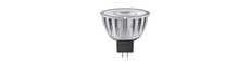 GU5.3 6,5W dæmpbar LED pære, 12V - MR16, 530lm, 36 grader, 2700K