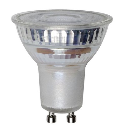 GU10 5,2W dæmpbar LED pære - 440lm, 38°, glas, 3000K