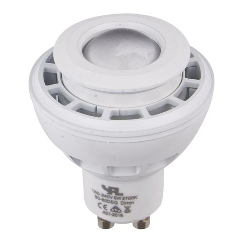 GU10 5,5W DimToWarm LED pære - 2000K-2800K, 30-80°, hvid, dæmpbar