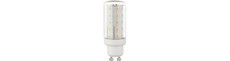 GU10 4W LED rørpære i glas, 8cm - 450lm, 2700K