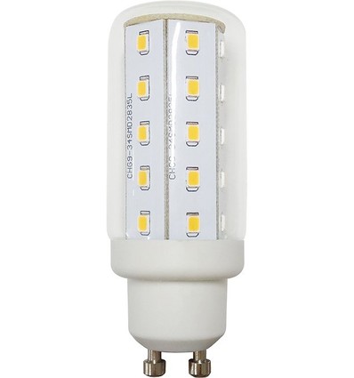 8cm / 4W GU10 LED pære - 440lm, glas, 6500K