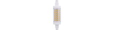 R7S 5W dæmpbar LED pære - 470lm, 3000K, klar, keramik
