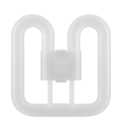 8W GR10q LED pære - 2D Sommerfuglerør, 4-pin, 960lm, glas, 3500K