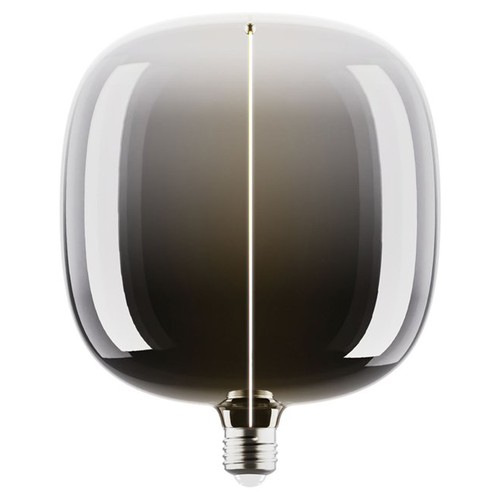 E27 4,8W dæmpbar LED pære - Big Flex Magnetic, 1800K, Smoke glas, 100lm