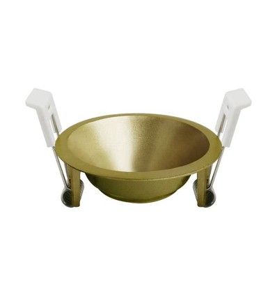 Deep-Deco indbygningsring - Guld, aluminium, rund, uden lyskilde