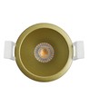 Deep-Deco indbygningsring - Guld, aluminium, rund, uden lyskilde