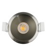 Deep-Deco indbygningsspot ring - Matsort krom, aluminium, uden lyskilde