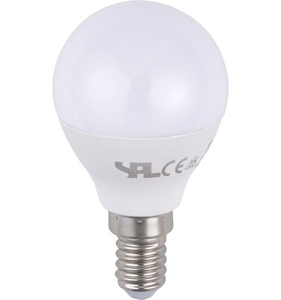 E14 5W LED kronepære - G45, 400lm, opal glas