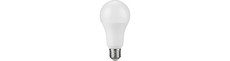 E27 15W LED pære - A71, 1200lm, opal glas, 3000K