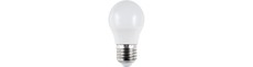 E27 3W LED kronepære - G45, 320lm, opal glas