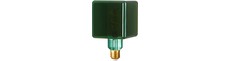 E27 4W dæmpbar LED pære - Ice Cube C95, Metallic Grøn, Filament Flex, 2700K