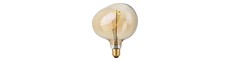 E27 4W dæmpbar LED pære - G150, Filament Flex Snoopy, 2200K, guld glas