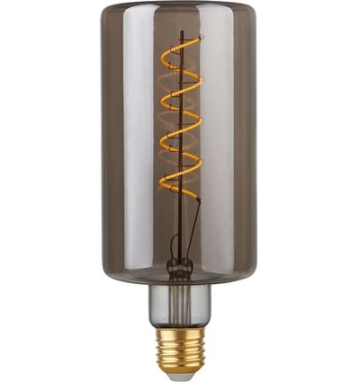E27 4W dæmpbar LED pære - Flex Bottle, 2200K, Smoke, filament, dekorativ pære