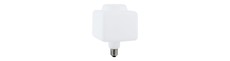 E27 6W dæmpbar LED filamentpære - XXL TS125, 550lm, mat hvid, 2500K