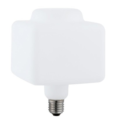 E27 6W dæmpbar LED filamentpære - XXL TS125, 550lm, mat hvid, 2500K