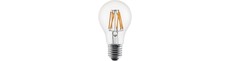 E27 6W DimToWarm LED filament pære - A60, 600lm, dæmpbar, klart glas, 2200K-2700K