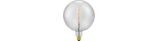 E27 5,5W Slim Flex Filament Globe G200 - 470lm, 2200K, røgfarvet glas, dæmpbar