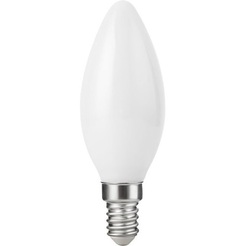 E14 2,5W dæmpbar LED kronepære - Filament, C35, 250lm, 2500K, opal glas