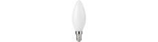 E14 2,9W dæmpbar LED kertepære - C35, filament, opal glas, 2700K