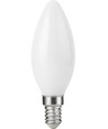 E14 7W dæmpbar LED kertepære - C35, 806lm, opal glas, 2700K