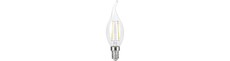E14 2,5W dæmpbar LED kertepære med tip - C35, filament, klar, 2700K