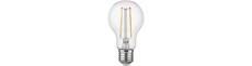 E27 2,5W dæmpbar LED pære - A60, filament, 250lm, 2500K, klart glas