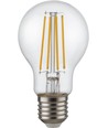 E27 4,7W dæmpbar LED pære - A60, filament, klar glas, 2700K