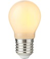 E27 4,7W dæmpbar LED kronepære - G45, opal glas, 470lm, 2500K