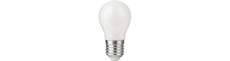 E27 4,7W dæmpbar LED kronepære - G45, opal glas, 2700K, filament