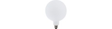 E27 6W dæmpbar LED filament pære - G150, XXL Globe, mat hvid, 2500K