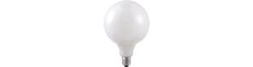 E27 6W dæmpbar LED globepære - G125, filament, opal glas, 2500K