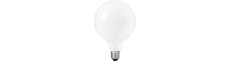 E27 8,5W dæmpbar LED globe pære - G125, opal glas, 810lm, 2500K filament