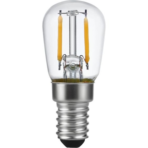 E14 1,5W LED filament pære - 140lm, 2500K, klar, Pygmy 6cm