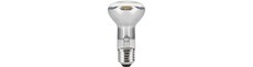 E27 5,5W dæmpbar LED filament pære - R63, 400lm, 2500K, klar glas