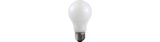E27 6W dæmpbar LED pære - A60, opal glas, filament, 2500K, 470lm