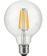 E27 10W dæmpbar LED globepære - G95, filament, 1055lm, 2500K, klart glas
