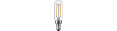 E14 2W dæmpbar LED pære - Filament, 8,5cm, 2500K, klar glas