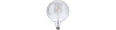 E27 6W XXL Globe LED pære - G200, spiral filament, 580lm, dæmpbar, klar glas