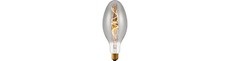 E27 4W dæmpbar LED filamentpære - Ellipse C100, Smoke, 2200K, 100lm