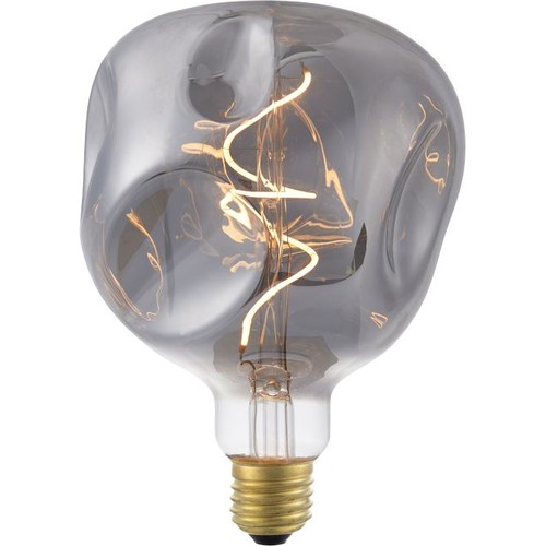 E27 4W XL Flex Mystery LED pære - G125, 100lm, 2200K, Smoke, dæmpbar