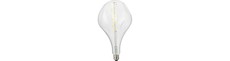 E27 4W XXL Mystery dæmpbar LED pære - A165, 250lm, 2500K, klart glas, filament flex