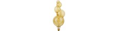 E27 4W XXL Flex Bubble-5 filament pære - 200lm, dæmpbar, guld glas, 2000K