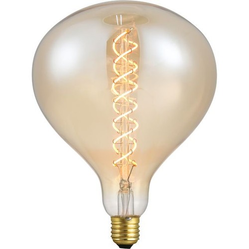 E27 6W XXL Flex R160 filament pære - 350lm, dæmpbar, guld glas, 2000K