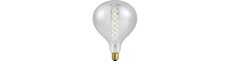 E27 5,5W dæmpbar LED XXL filamentpære - R160, 380lm, 2200K, klart glas
