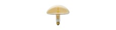 E27 4W dæmpbar LED filament pære - XL Flex Mush, 200lm, 2000K, guld glas