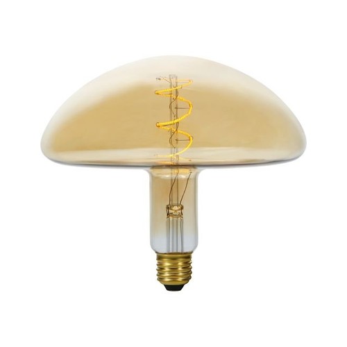 E27 4W dæmpbar LED filament pære - XL Flex Mush, 200lm, 2000K, guld glas